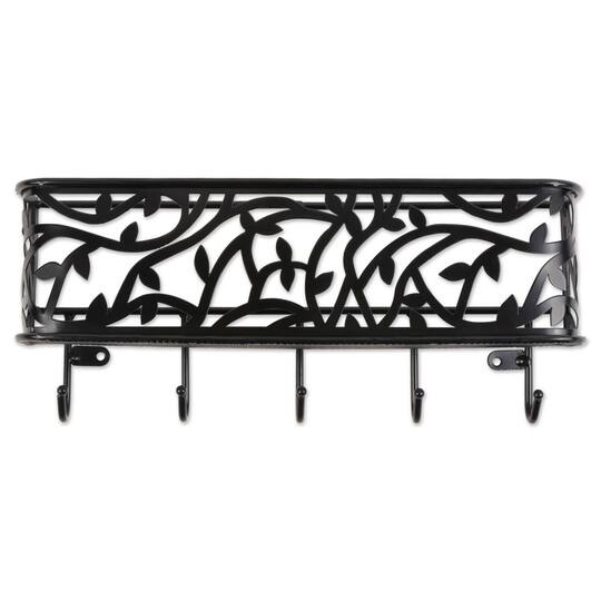 DII® 13" Black Mail & Key Organizer Wall Mount
